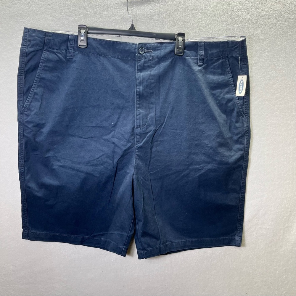 Old‎ Navy Blue Chino Shorts Men’s 48 Big & Tall Navy Preppy comfy 2663